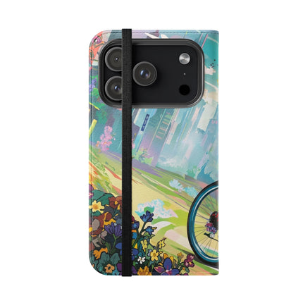 🐸🚵 Cyberpunk Frog Flip Case – High-Tech Adventure & Neon Velocity