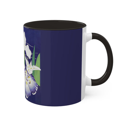 Irises by Kogyo Tsukioka Colorful Mugs, 11oz
