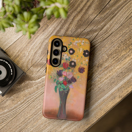 Vase of Flowers by Odilon Redon Phone Cases