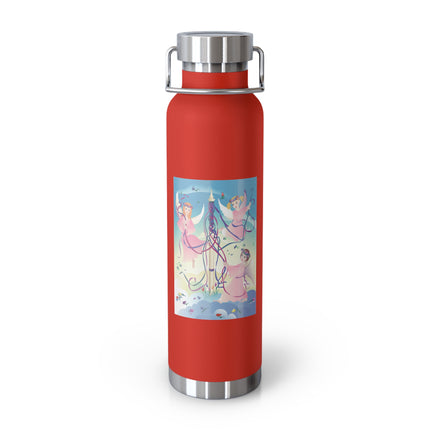 Angelic Revelry Copper Vacuum Insulated Bottle, 22oz