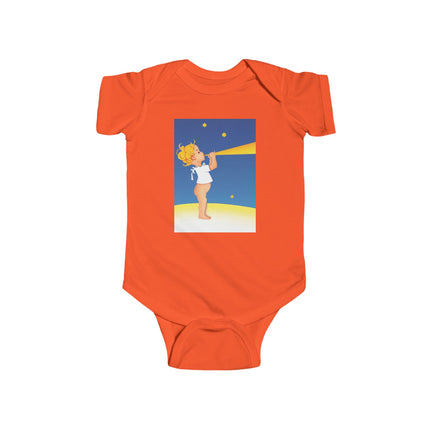 Moon Serenade Baby Bodysuit – Starry Night Whimsy & Dreamlike Charm