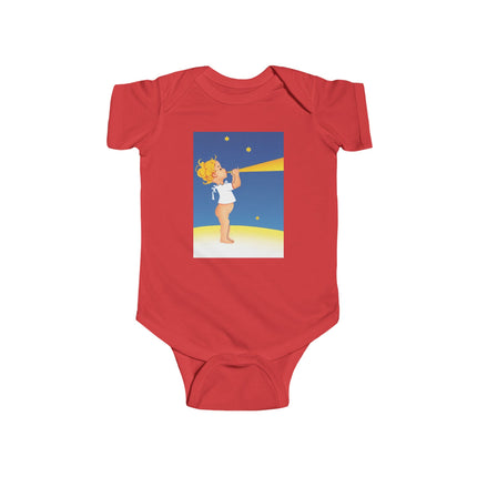 Moon Serenade Baby Bodysuit – Starry Night Whimsy & Dreamlike Charm