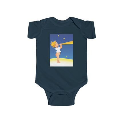 Moon Serenade Baby Bodysuit – Starry Night Whimsy & Dreamlike Charm