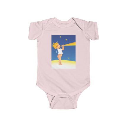 Moon Serenade Baby Bodysuit – Starry Night Whimsy & Dreamlike Charm