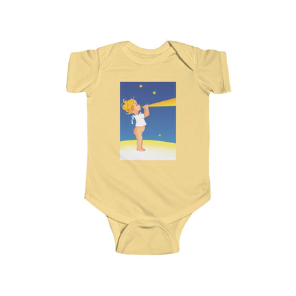 Moon Serenade Baby Bodysuit – Starry Night Whimsy & Dreamlike Charm