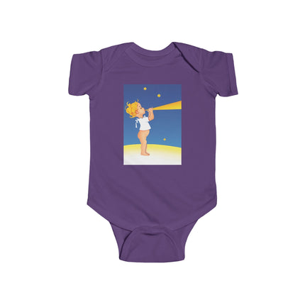 Moon Serenade Baby Bodysuit – Starry Night Whimsy & Dreamlike Charm