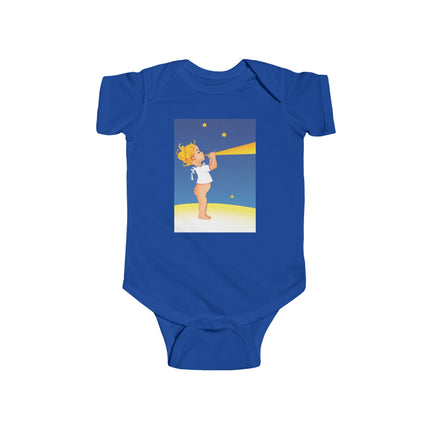 Moon Serenade Baby Bodysuit – Starry Night Whimsy & Dreamlike Charm