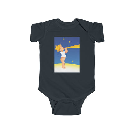 Moon Serenade Baby Bodysuit – Starry Night Whimsy & Dreamlike Charm