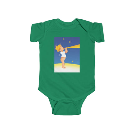 Moon Serenade Baby Bodysuit – Starry Night Whimsy & Dreamlike Charm