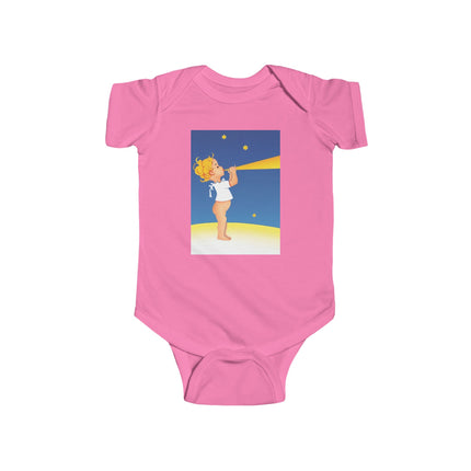 Moon Serenade Baby Bodysuit – Starry Night Whimsy & Dreamlike Charm