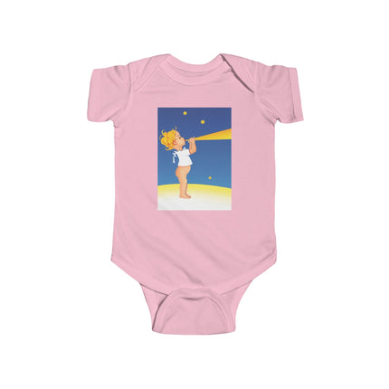 Moon Serenade Baby Bodysuit – Starry Night Whimsy & Dreamlike Charm