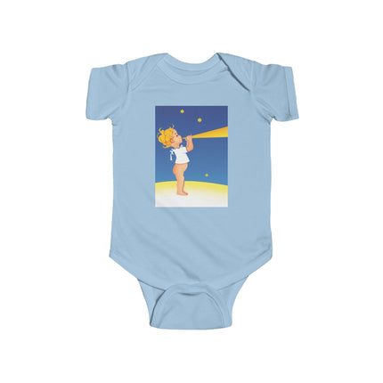 Moon Serenade Baby Bodysuit – Starry Night Whimsy & Dreamlike Charm