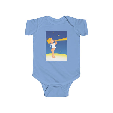 Moon Serenade Baby Bodysuit – Starry Night Whimsy & Dreamlike Charm