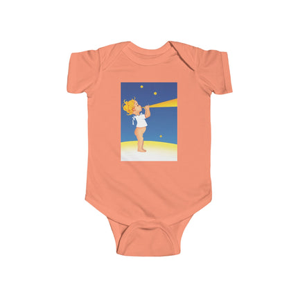 Moon Serenade Baby Bodysuit – Starry Night Whimsy & Dreamlike Charm