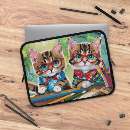 Kitten Scholars Laptop Sleeve