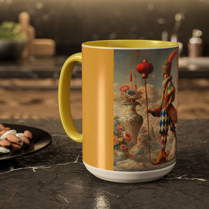 The Ornamental Jester Colorful Mugs (11oz, 15oz)