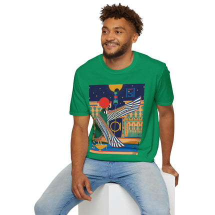 Winged Sun Disc & Falcon T-Shirt – Emblem of Hermes Trismegistus