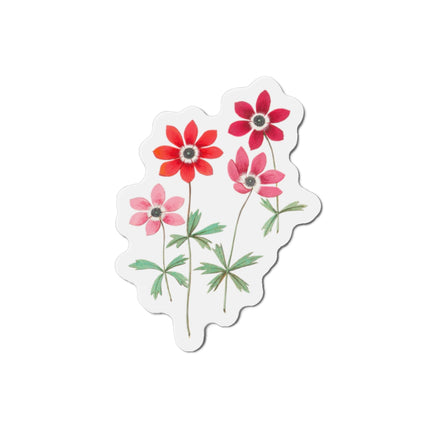 Anemoon, Anemone by Anselmus Boëtius de Boodt Die-Cut Magnets (5 Sizes)