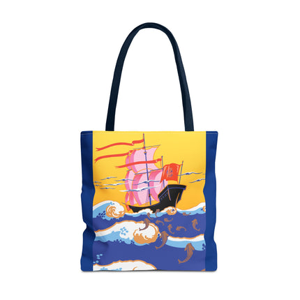 Golden Seas and Whimsical Dreams Tote Bag (AOP)
