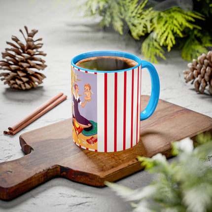 Art Deco Christmas Colorful Mugs (11oz, 15oz)