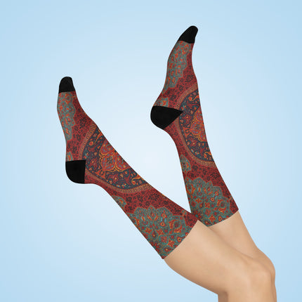 Arabesques by Émile Prisse d'Avennes Cushioned Crew Socks