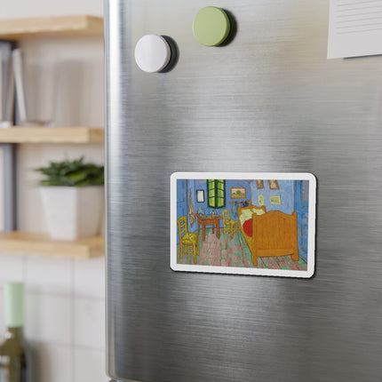 The Bedroom by Vincent van Gogh Die-Cut Magnets (5 Sizes)