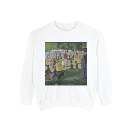 A Sunday on La Grande Jatte by Georges Seurat Unisex Garment-Dyed Sweatshirt