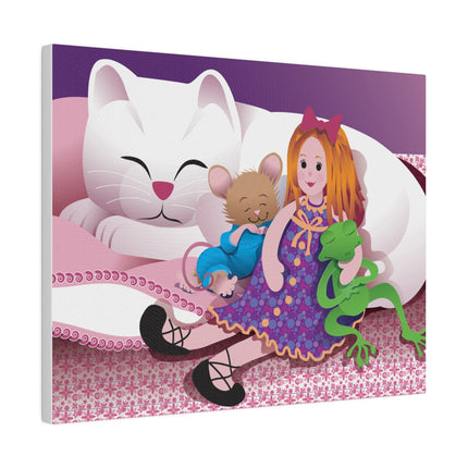 Joy of Friendship – Whimsical Cat, Mouse, and Rag Doll Dreamtime