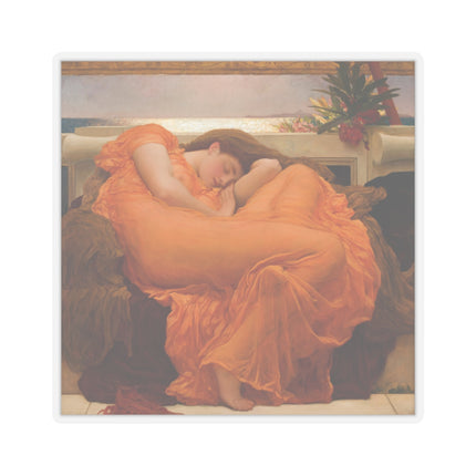 Flaming June by Frederic Leighton Kiss-Cut Stickers (4 Sizes)