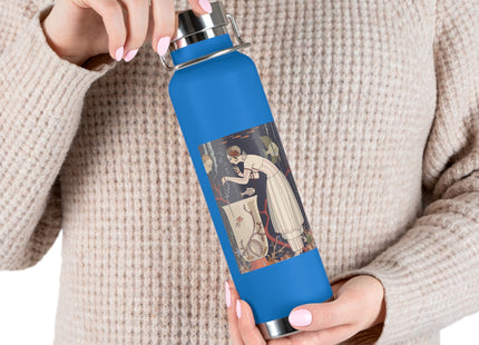 L'Etourdissant Petit Poisson (The Dazzling Little Fish) by George Barbier Copper Vacuum Insulated Bottle, 22oz