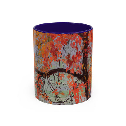 Autumn leaves by Edward Okuń Colorful Mugs (11oz, 15oz)