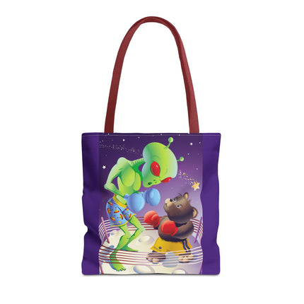 Cosmic Clash Tote Bag (AOP)