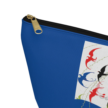Flight of the Songbirds Cosmetic Bag – Whimsical Symphony & Elegant Freedom