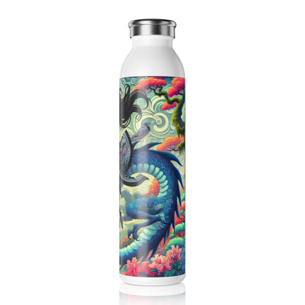 Mystic Guardian of the Sky Slim Water Bottle
