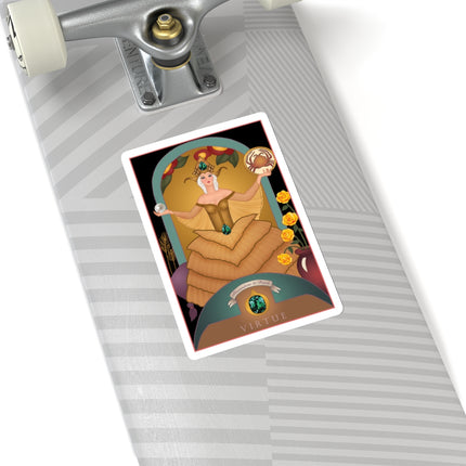 June & Pearl, Alexandrite (from the Gem Series) by Sofia Chiostri Kiss-Cut Stickers (4 Sizes)