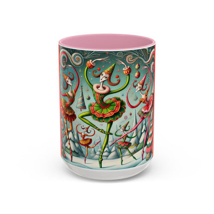 Christmas Ballet of the Absurd Colorful Mugs (11oz, 15oz)