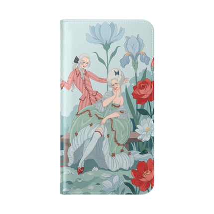🌹💌 The Secret Rose Garden Courtship Flip Case – Art Deco Floral Romance