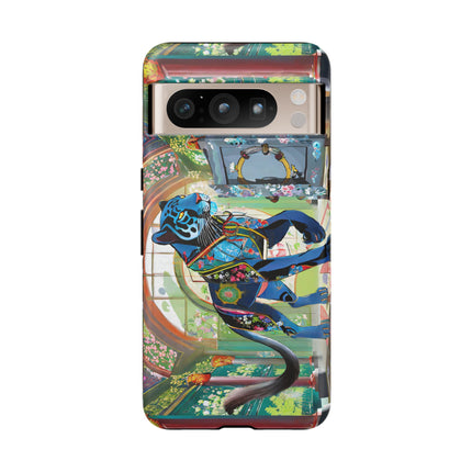 Cyber Panther's Hunt Phone Cases