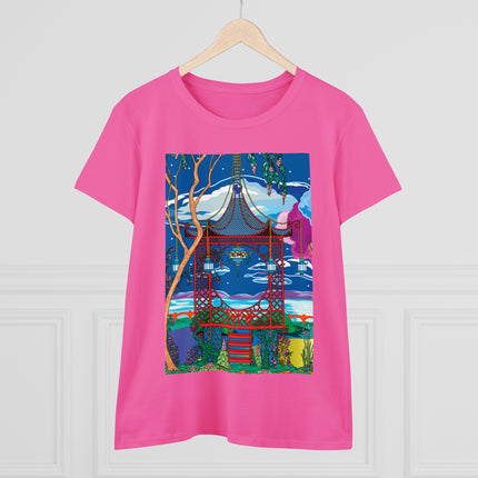Serene Splendor Women's Midweight Cotton Tee