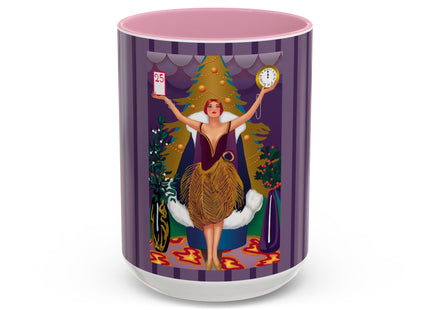 Countdown to Christmas Elegance Colorful Mugs (11oz, 15oz)