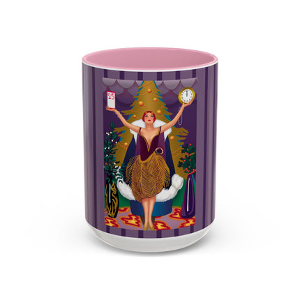 Countdown to Christmas Elegance Colorful Mugs (11oz, 15oz)