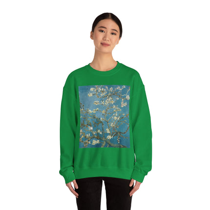 Almond Blossom by Vincent van Gogh Heavy Blend™ Crewneck Sweatshirt