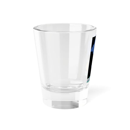 Butterfly Enchantress Shot Glass – Ethereal Art Deco Magic & Transformation