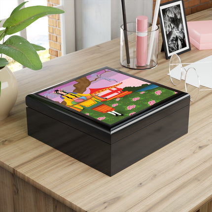 Elegance and Blooms Jewelry Box