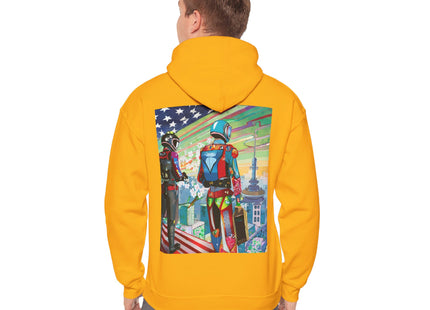 NSA Cyber Punk Computer Hacking Team – Heavy Blend™ Hooded Sweatshirt