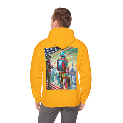 NSA Cyber Punk Computer Hacking Team – Heavy Blend™ Hooded Sweatshirt