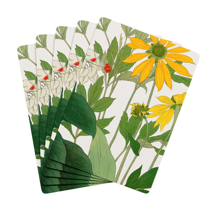 Clerodendrum & Rudbeckia by Tanigami Kônan Playing Cards