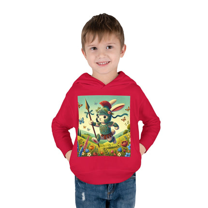 Rabbit Gladiator Toddler Pullover Fleece Hoodie