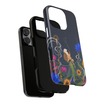 🌙🕯️ The Lady Of The Midnight Garden Phone Case – Art Deco Nocturne