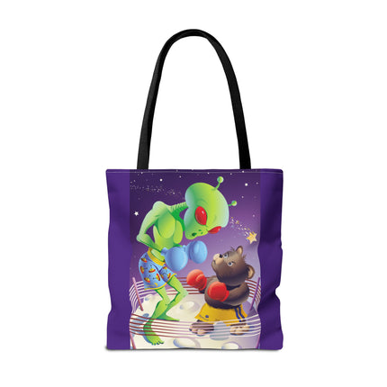 Cosmic Clash Tote Bag (AOP)